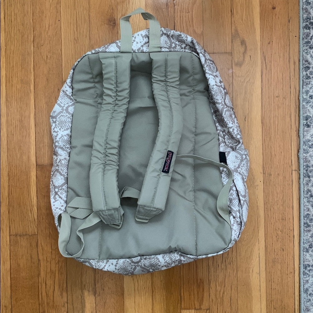 Jansport Beige Snake Pattern Backpack - image 2